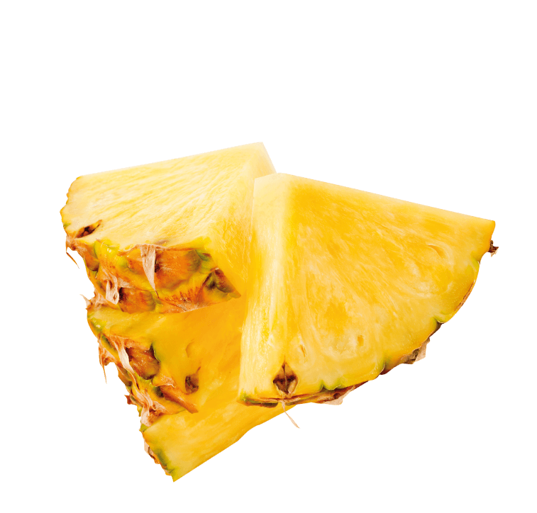 Frucht Apfel Ananas