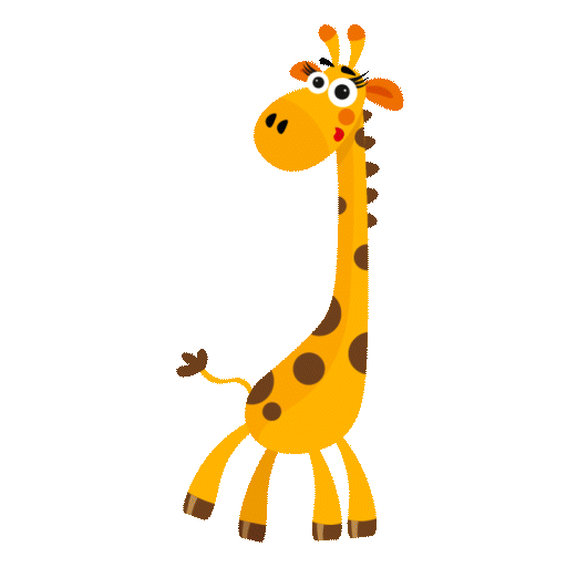 Dreh und Trink Tier Giraffe