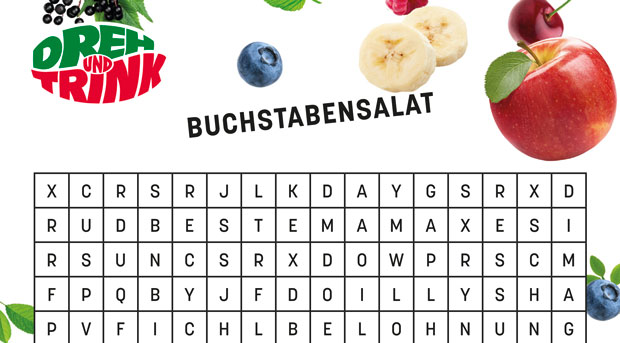 [Translate to English:] Buchstabensalat