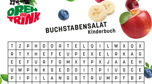 [Translate to English:] Buchstabensalat Kinderbuch