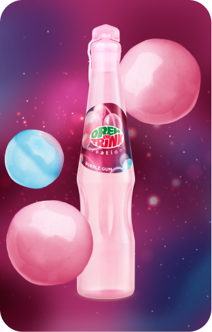 Dreh und Trink Bubble Gum